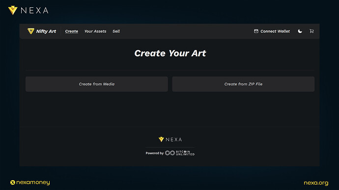 Guide: How to Create an NFT on Nexa via NiftyArt