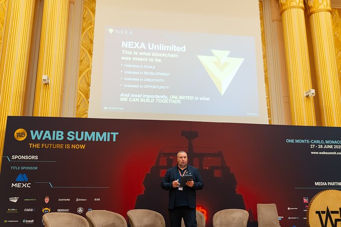 The Nexa Team at the WAIB Summit, Monte Carlo 2025 19