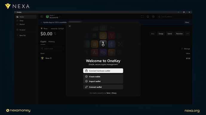 Guide: How to Manage Nexa Coins with a OneKey Hardware Wallet