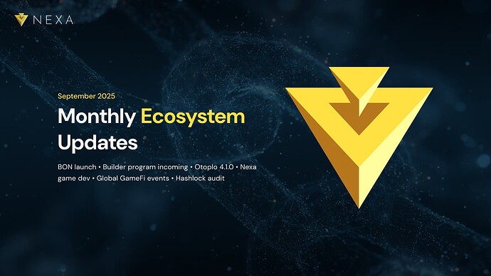 September Ecosystem Updates