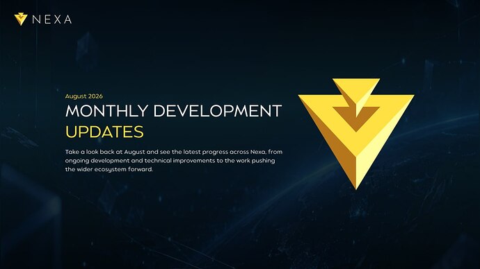 Monthly Development Updates: August 2026