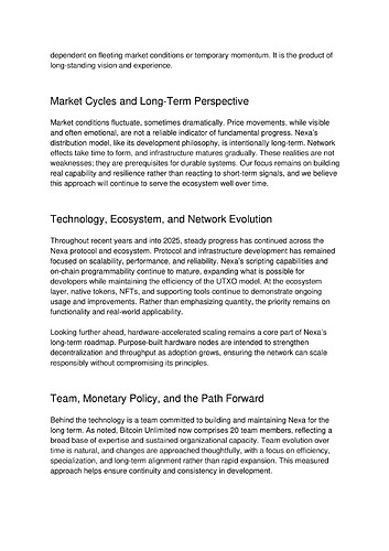 Nexa Community Letter 2025 Page 2