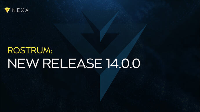Rostrum: New Release 14.0.0