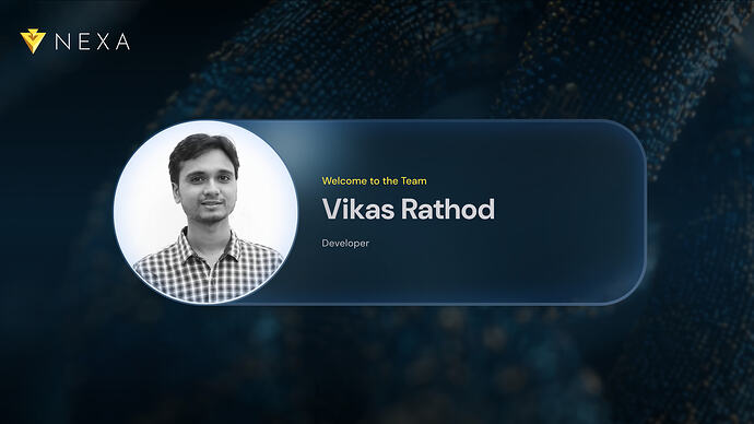 Welcome a New Developer to the Team: Vikas Rathod
