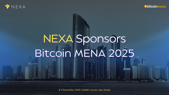 Nexa Sponsors Bitcoin MENA 2025