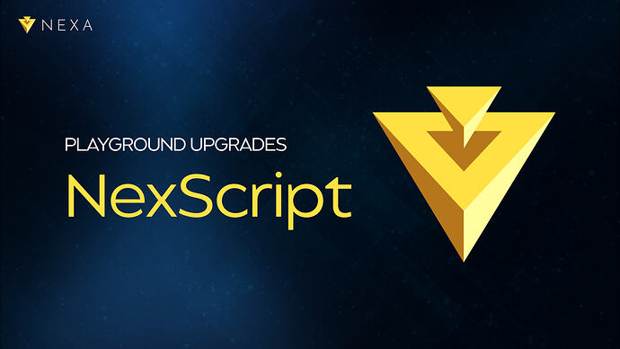 NexScript Playground Upgrades