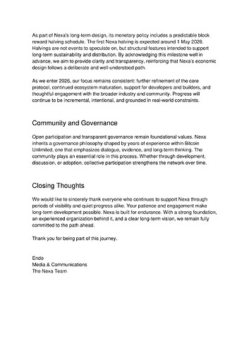 Nexa Community Letter 2025 Page 3