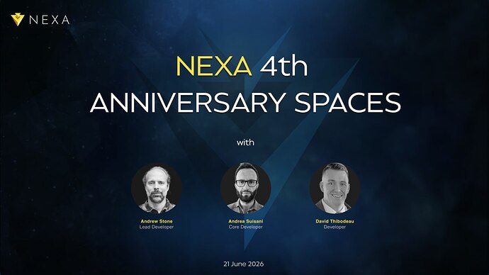 Nexa 4th Anniversary Spaces with Andrew Stone, Andrea Suisani and David Thibodeau