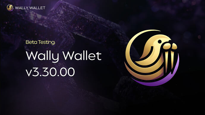 Beta Testing: Wally Wallet 3.30