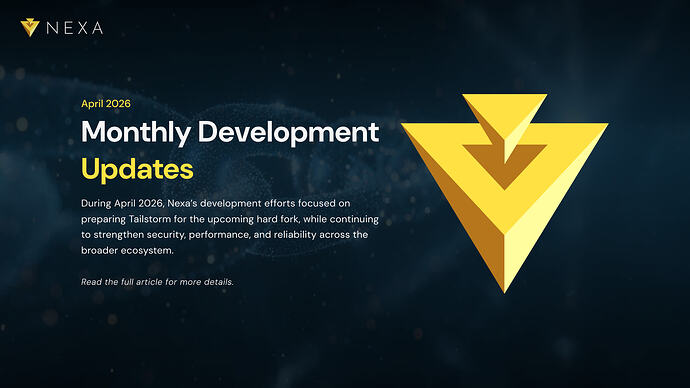 Monthly Development Updates: April 2026