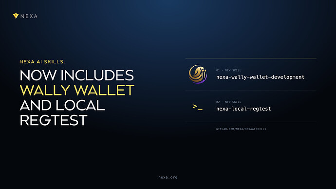 Nexa AI Skills: Now Includes Wally Wallet and Local Regtest